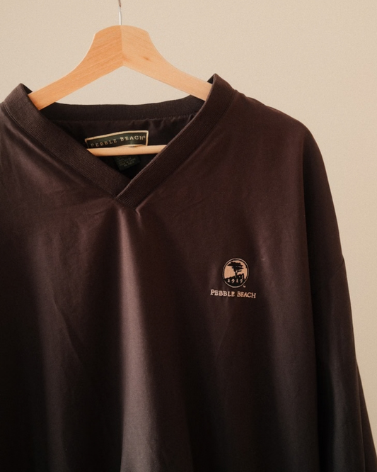 2000s Pebble Beach V-Neck Windbreaker (L)