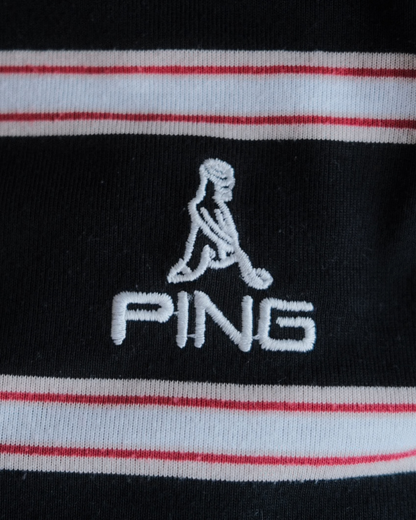 Vintage Ping Striped Polo (XL)